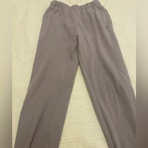 Purple hollister sweatpants